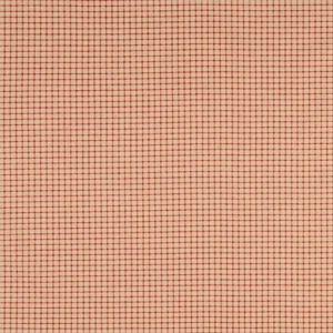 Bomuld lærred m/ røde tern