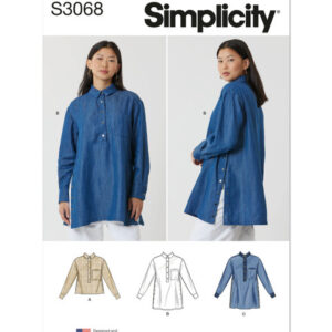 Simplicity 3068 A - Skjorte / tunika