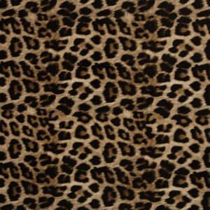 Rulle: Imiteret læder leopard print - 30 cm