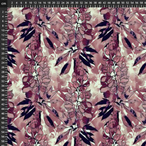 Viscosejersey lupiner bordeaux/rosa