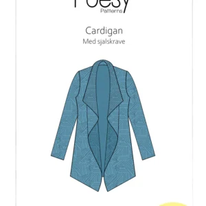 Cardigan med sjalskrave 1028