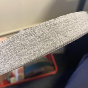 Elastik 25 mm Lys gråmeleret