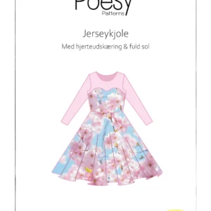 Jerseykjole med hjerteudskæring 110