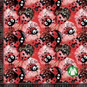 Bomuldsjersey søde mariehøns