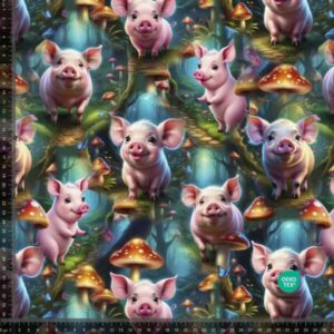 Bomuldsjersey grise i skoven