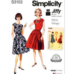 Simplicity 3153 U5 - Kjole 60'er vintage