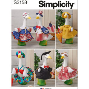 Simplicity 3158 OS - Gæs m/ tøj