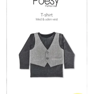 T-shirt med og uden vest 118