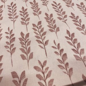 Kraftig lærred gl. rosa m/ blade