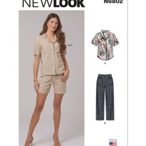 New Look 6802 - Skjorte, bukser og shorts