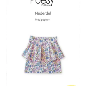 Nederdel med peplum 105