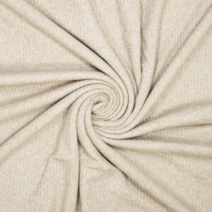 Viscose ribstrik natur