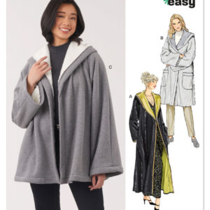 New Look 6811 - Frakke m/ stor krave