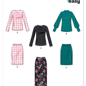 New Look 6815 - Langærmede bluser og nederdele