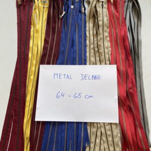 Lynlås pakke - metal delbar 64-65 cm - 10 stk