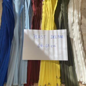 Lynlås pakke - plast delbar 64-65 cm - 10 stk