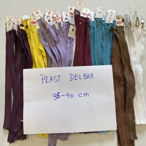 Lynlås pakke - plast delbar 36-40 cm - 10 stk